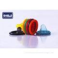 Blue Colored Oem Male Xtra Time Condom Durex , Fruit Cherry Flavored Condoms
